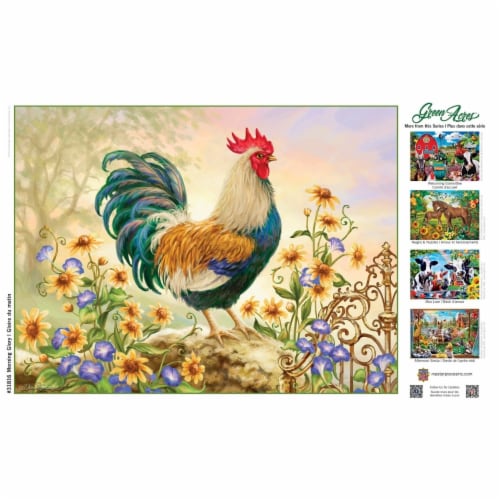MasterPieces Morning Glory Puzzle Perspective: bottom
