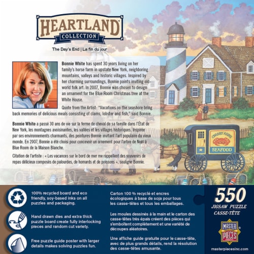 Master Pieces® Heartland™ Collection The Day's End Puzzle Perspective: bottom