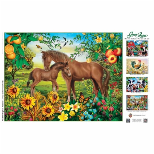 MasterPieces® Green Acres™ Neighs & Nuzzles EZ Grip™ Puzzle Perspective: bottom