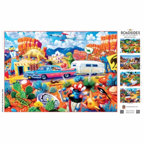 MasterPieces® Roadsides of the Southwest Off the Beaten Path Jigsaw Puzzle Perspective: bottom