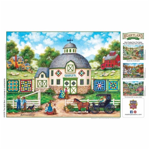 MasterPieces® Heartland Collection™ The Quilt Barn Puzzle Perspective: bottom