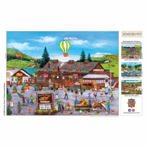 MasterPieces® Homegrown™ Sunny Farms Puzzle Perspective: bottom