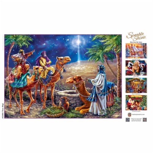 Three Magi 500 Piece Glitter Jigsaw Puzzle Perspective: bottom