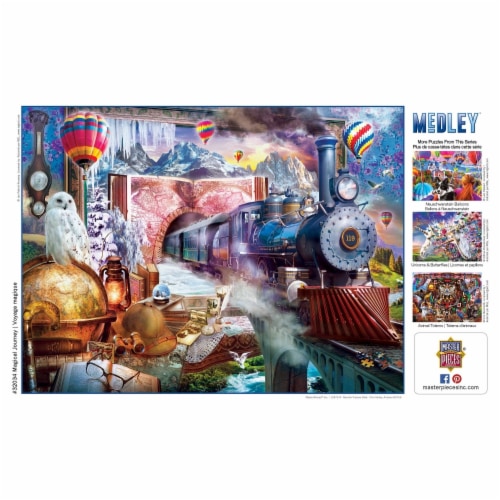 MasterPieces® Medley™ Magical Journey EZ Grip™ Large Jigsaw Puzzle Perspective: bottom