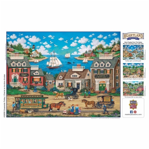 MasterPieces® Heartland Collection™ Oceanside Trolley Jigsaw Puzzle Perspective: bottom
