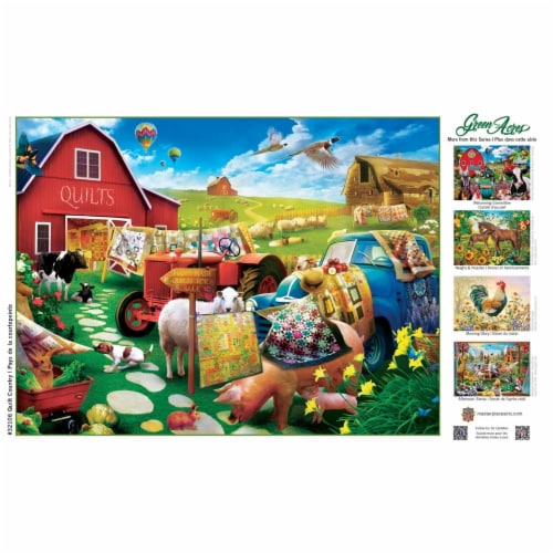 MasterPieces® Green Acres™ Quilt Country EZ Grip™ Puzzle Perspective: bottom