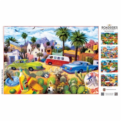 MasterPieces® Roadsides of the Southwest™ The Other Side of the Border Jigsaw Puzzle Perspective: bottom
