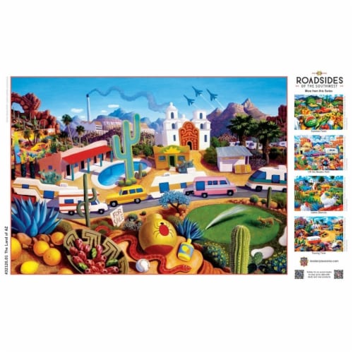 MasterPieces® Roadsides of the Southwest The Land of AZ Jigsaw Puzzle Perspective: bottom