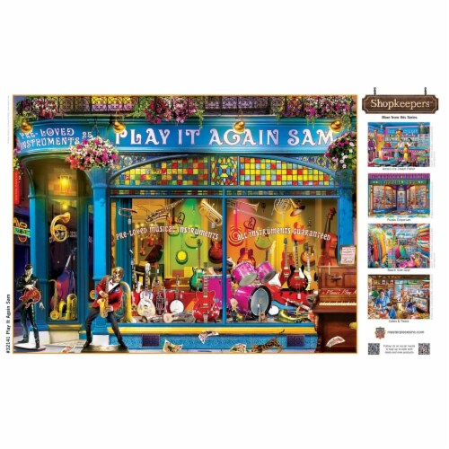 MasterPieces® Shopkeepers™ Collection Play It Again Sam Jigsaw Puzzle Perspective: bottom