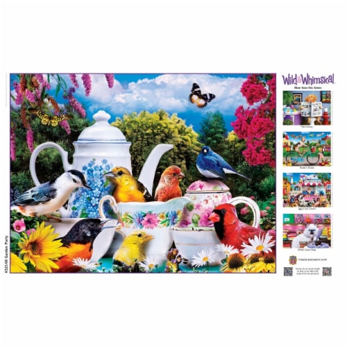 MasterPieces® Wild & Whimsical™ Garden Party EZ Grip™ Puzzle Perspective: bottom