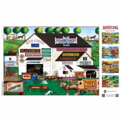 MasterPieces® Americana™ Free Wheeling EZ Grip™ Puzzle Perspective: bottom