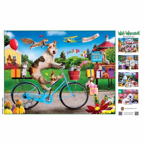 MasterPieces® Wild & Whimsical™ Rover's Rides™ EZ Grip Puzzle Perspective: bottom