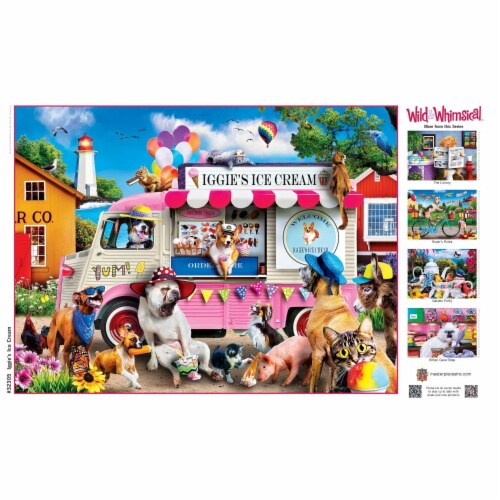 MasterPieces® Wild & Whimsical™ Iggie's Ice Cream EZ Grip Puzzle Perspective: bottom