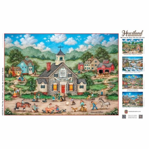 MasterPieces® Heartland Collection™ Pet Day at School Jigsaw Puzzle Perspective: bottom