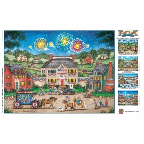 MasterPieces® Heartland™ Collection Fireworks and Sparklers Jigsaw Puzzle Perspective: bottom