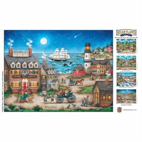 MasterPieces® Heartland™ Collection Starry Starry Night Jigsaw Puzzle Perspective: bottom