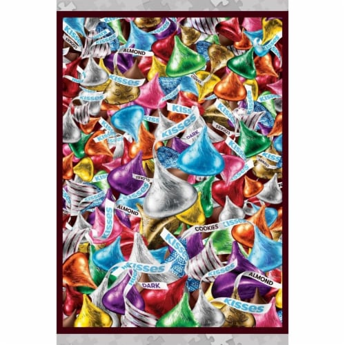 Hershey Kisses 1000 pc Perspective: bottom