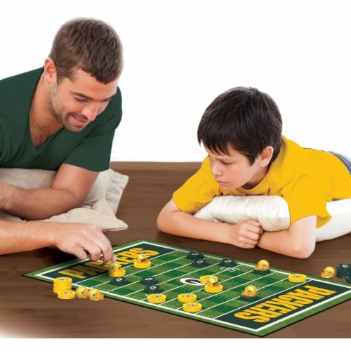 NFL® Green Bay Packers Checkers Board Game Perspective: bottom