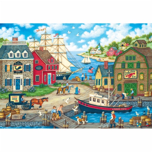 MasterPieces Signature Collection Seagulls Delight Jigsaw Puzzle Perspective: bottom