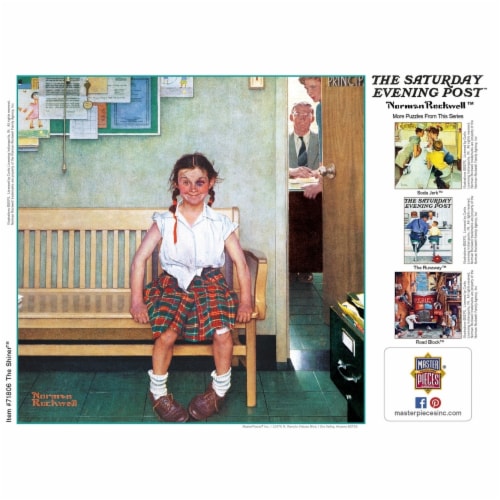 Saturday Evening Post The Shiner 1000 Piece Jigsaw Puzzle Perspective: bottom
