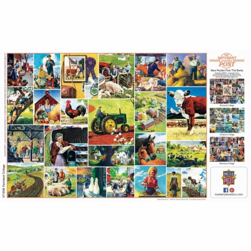 Farmland Collage 1000 pc Perspective: bottom