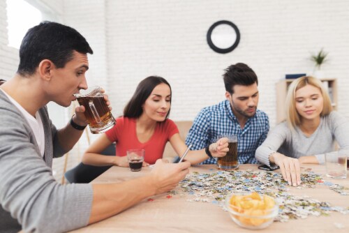 Master Pieces® Flashback™ Jigsaw Puzzle Perspective: bottom