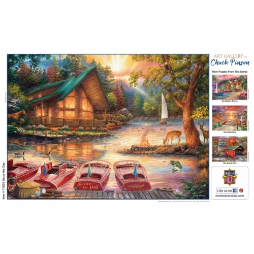 MasterPieces® Art Gallery of Chuck Pinson Seize the Day Puzzle Perspective: bottom