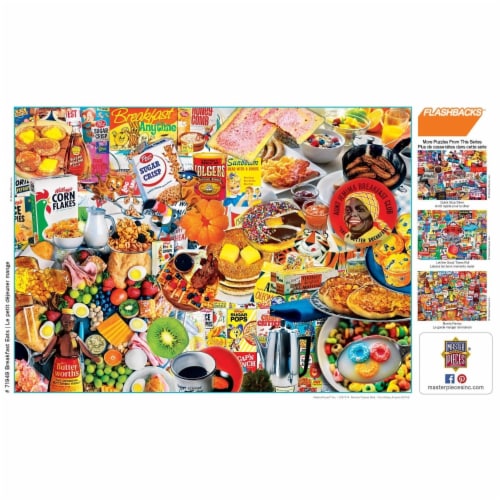 MasterPieces® Flashbacks™ Breakfast Eats Jigsaw Puzzle Perspective: bottom