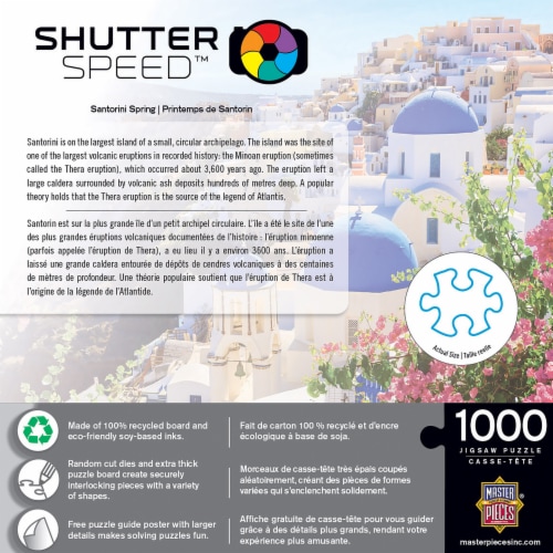 MasterPieces® Shutter Speed Santorini Spring Jigsaw Puzzle Perspective: bottom
