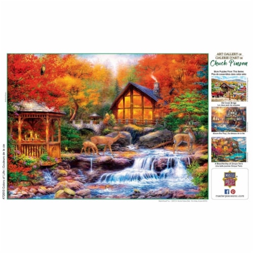 MasterPieces® Art Gallery of Chuck Pinson Colors of Life Jigsaw Puzzle Perspective: bottom