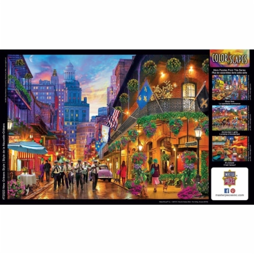 MasterPieces® Colorscapes™ New Orleans Style Jigsaw Puzzle Perspective: bottom