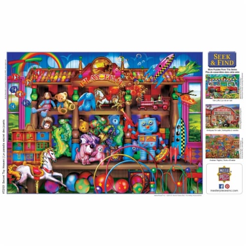 MasterPieces® Seek & Find™ Secret Toy Heaven Puzzle Perspective: bottom