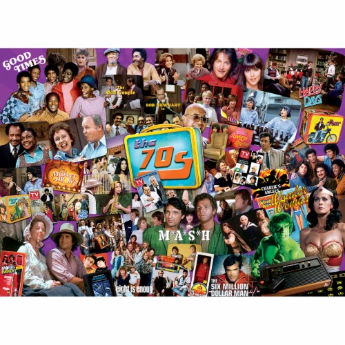 MasterPieces® TV Time™ 70's Shows Jigsaw Puzzle Perspective: bottom