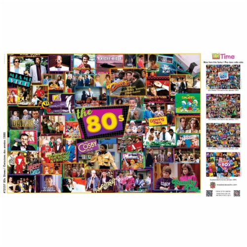MasterPieces® TV Time™ 80's Shows Puzzle Perspective: bottom