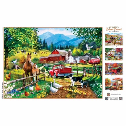 Masterpieces® Art Gallery of Richard Macneil White Dove Farm Puzzle Perspective: bottom