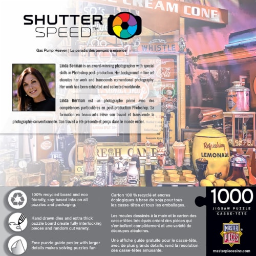 MasterPieces® Shutterspeed Gas Pump Heaven Jigsaw Puzzle Perspective: bottom