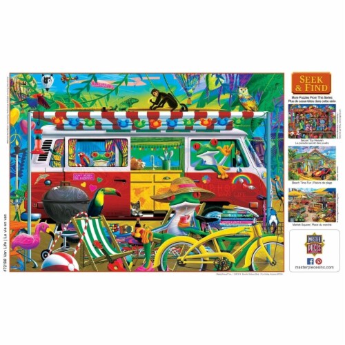 MasterPieces® Seek & Find™ Van Life Puzzle Perspective: bottom