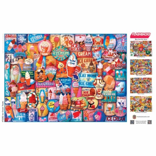MasterPieces® Flashbacks™ Ice Cream Treats Jigsaw Puzzle Perspective: bottom