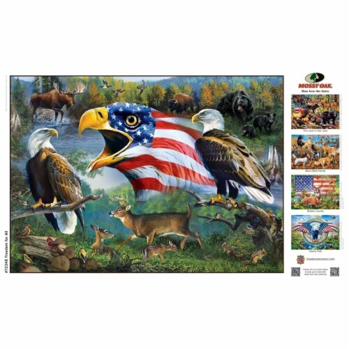 MasterPieces® Mossy Oak® Freedom for All Jigsaw Puzzle Perspective: bottom