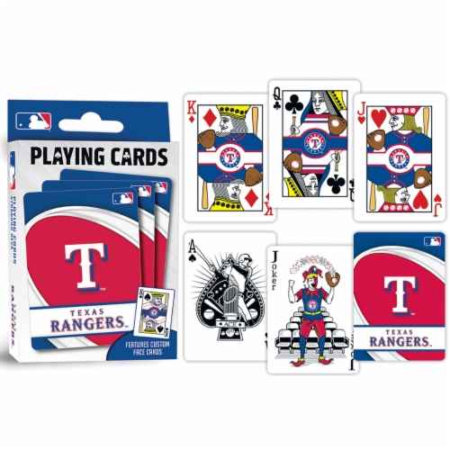 MasterPieces MLB Texas Rangers Playing Cards Perspective: bottom