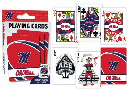 MasterPieces® NCAA Mississippi Playing Cards Perspective: bottom
