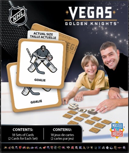 MasterPieces NHL Vegas Golden Knights™ Matching Game Perspective: bottom