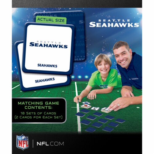 MasterPieces NFL Seattle Seahawks Matching Game Perspective: bottom