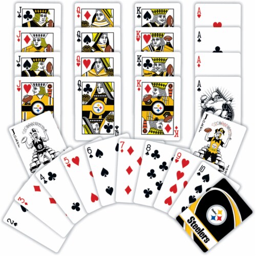 Pittsburg Steelers NFL Playing Cards Perspective: bottom
