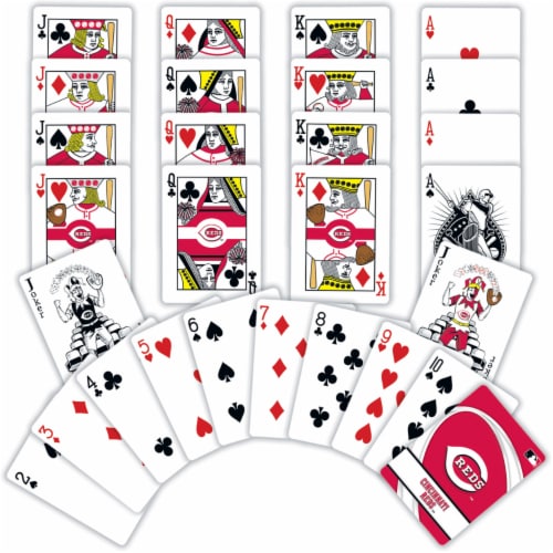 Master Pieces® Cincinnati Reds Playing Cards Perspective: bottom