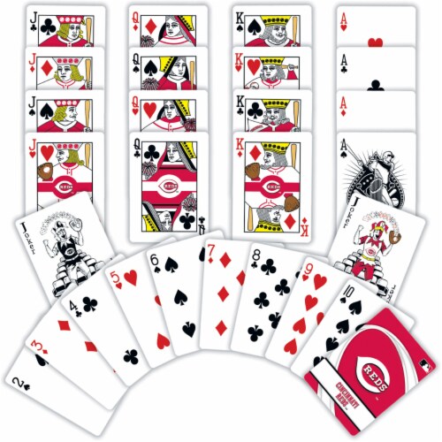 Master Pieces® Cincinnati Reds Playing Cards Perspective: bottom