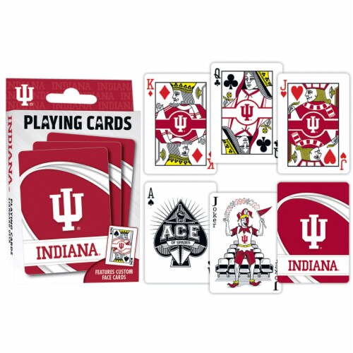 Classic Impressions NCAA Indiana® Playing Cards Perspective: bottom