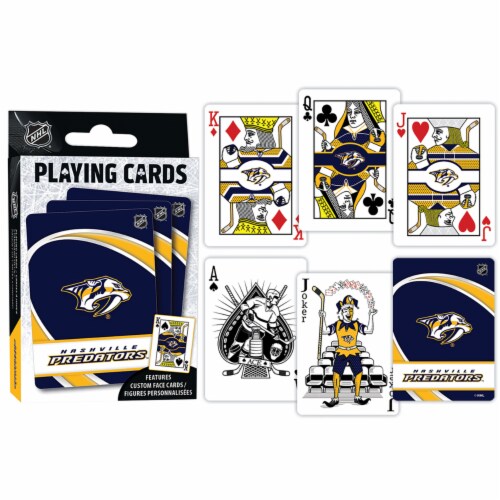 Masterpieces NHL Nashville Predators™ Playing Cards Perspective: bottom