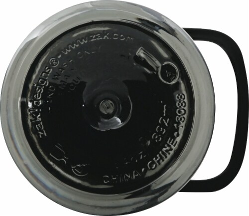 Zak! Designs Charcoal Leak-Proof Water Bottle Perspective: bottom