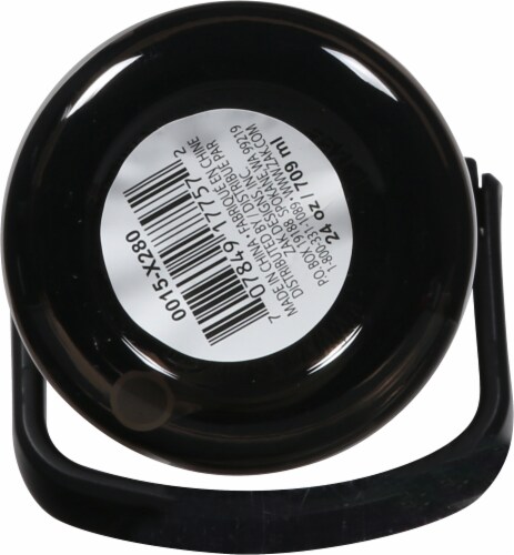 Zak! Designs Ebony Durable Plastic Liberty Manual Straw Bottle Perspective: bottom